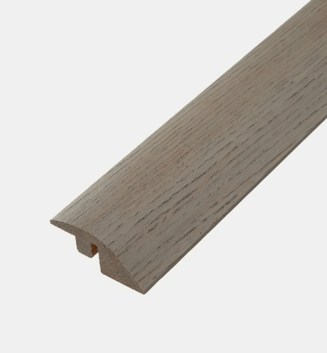 Solid Oak R Section 15mm Ramp Threshold Door Strip Trim 90cm For Wood Flooring (0.9m, Smoked Oak - View #9